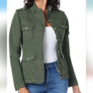 Kensie Green Utility Jacket for Women
